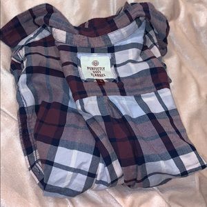 Purple Plaid Perfectly Soft Flannel from SO